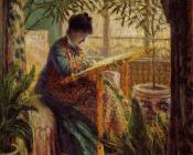 克劳德 莫奈 : Camille Embroidering